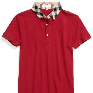 Burberry “William” Cotton Polo
